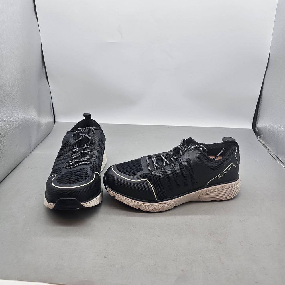 Dr. Comfort Performance Mens Black Athletic Walking Shoes Sneakers